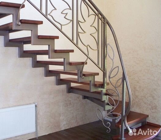 Сварной Каркас Забежной Лестницы в Коттедж
