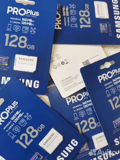 Карта памяти MicroSD Samsung PRO+ 128gb