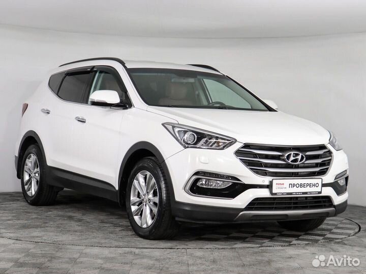 Hyundai Santa Fe 2.2 AT, 2017, 79 450 км