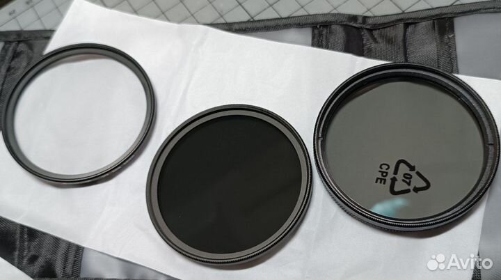 Набор светофильтров для объектива cpl uv nd 58мм