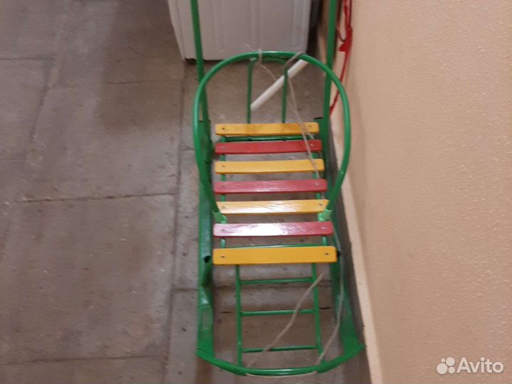 Детские санки с колесами