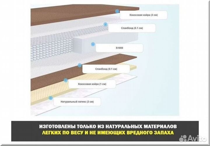 Матрас жесткий