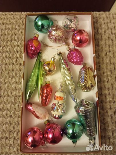 Елочные игрушки СССР одним лотом