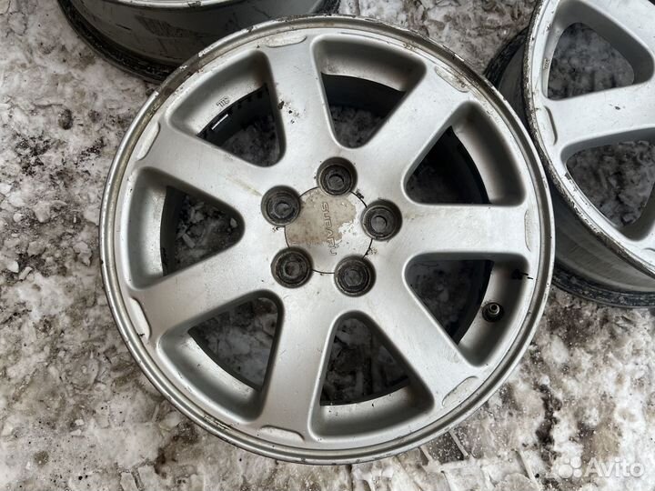 Оригинальные Литые Диски R15 Subaru 5x100 D56.1