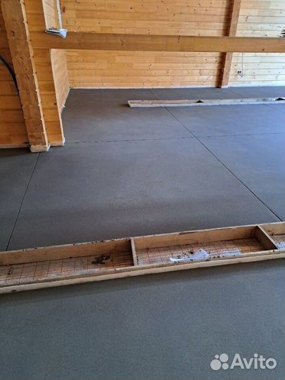 Полусухая стяжка пола под ключ