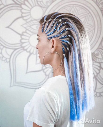 Афрокосы, боксерские косы, брейды, афрохвост