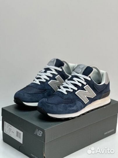 Кроссовки New balance 574 в синый цвете