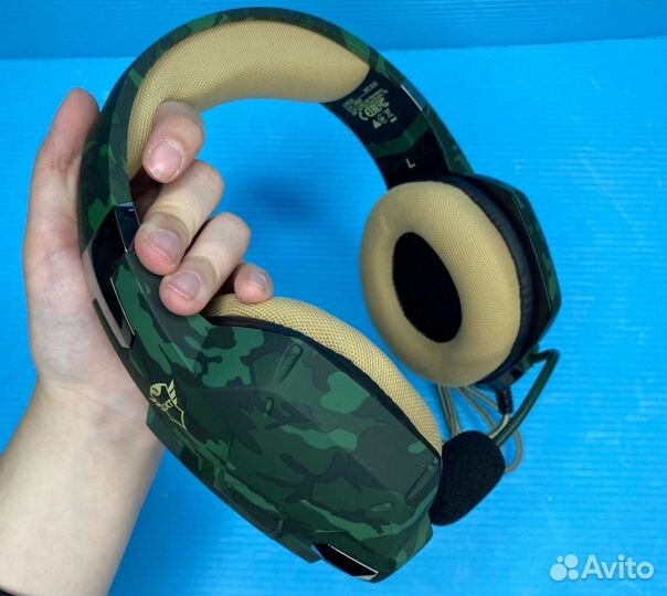 Наушники игровые Trust Carus Камуфляжные