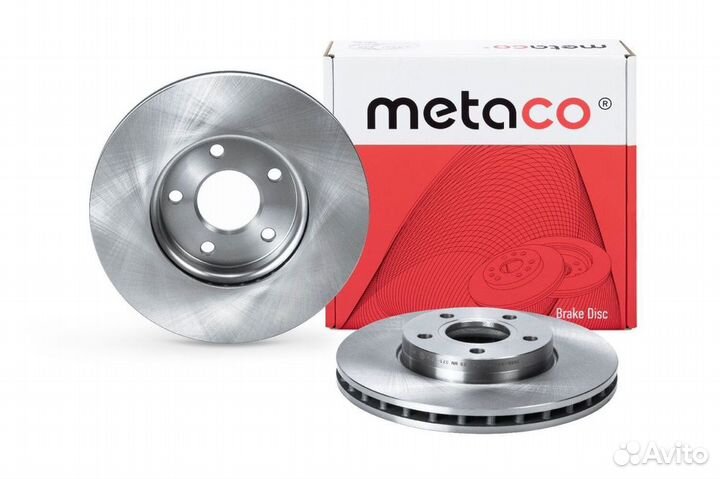 Metaco 3050344 Диск тормозной передний вентилируем