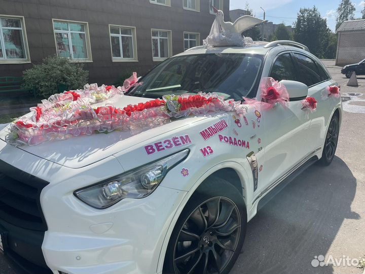 Украшения на машину для встречи из роддома