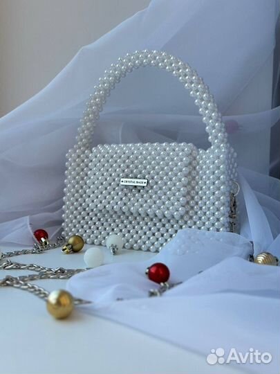 Сумка женская из бусин