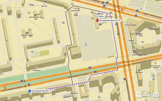 Нож для ананаса