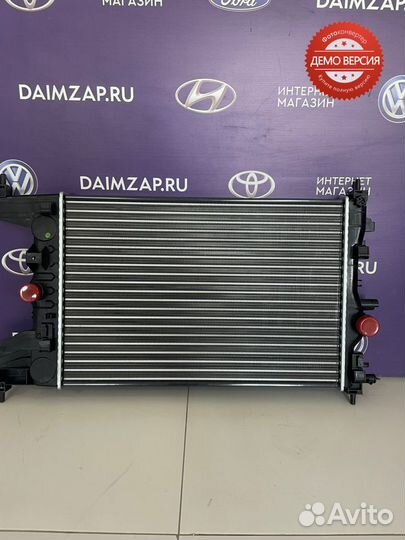 Радиатор охлаждения Chevrolet Cruze (1,6-1.8л) MT
