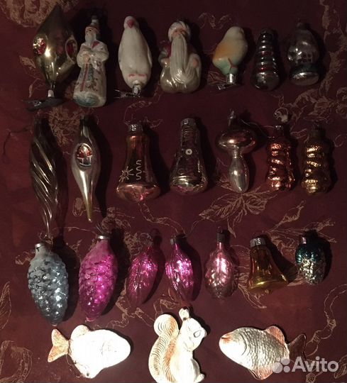 Елочные игрушки СССР