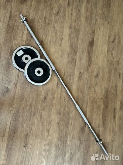 Штанга (гриф 7,5 + блины 10/10)