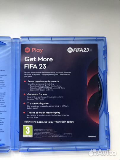 Игры для приставок ps4 диск Fifa 23