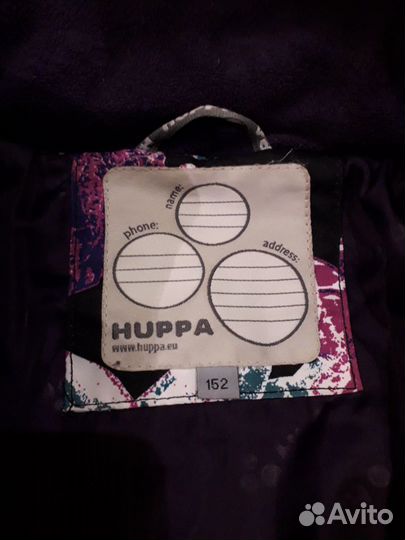 Зимнее пальто для девочки 152 huppa