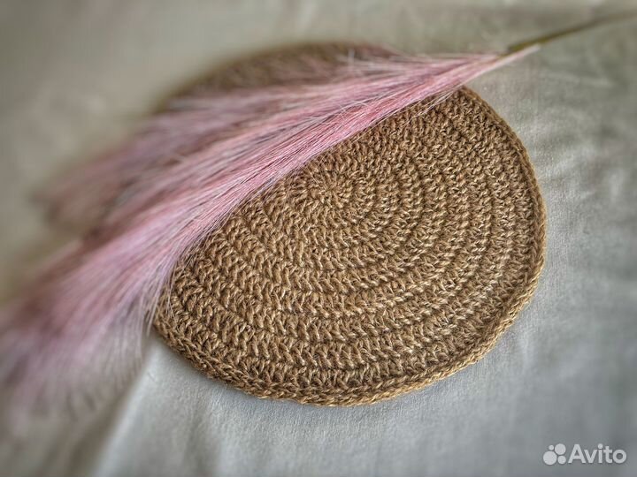 Подставки под горячее из джута