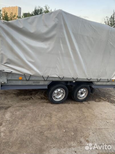 Прицеп легковой двухосный с тентом 3.5х1.5
