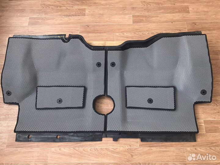 Газель Бизнес ковры Серый с Черным кантом