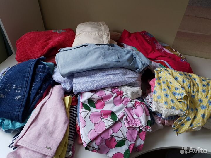 Огромный пакет детских вещей для девочки 2-3 лет