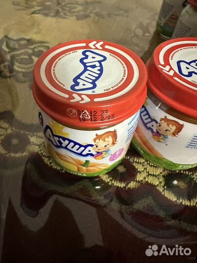 Детское пюре агуша