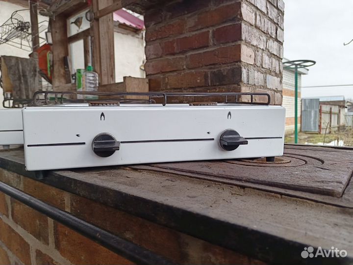 Настольная газовая плита 2 конфорки