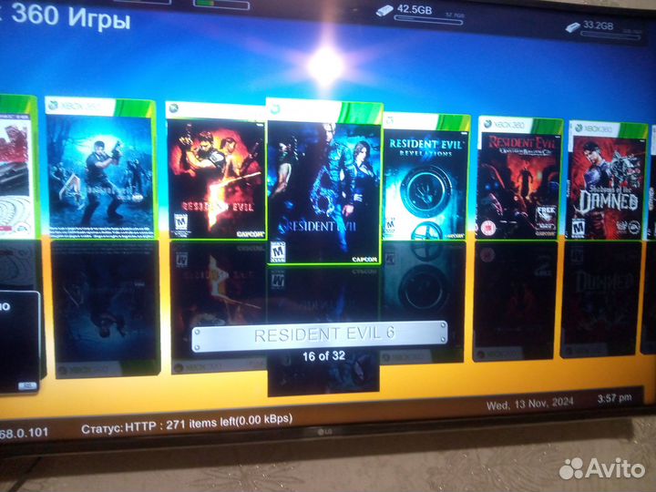 Xbox 360 250gb прошита, два джойстика +40 игр