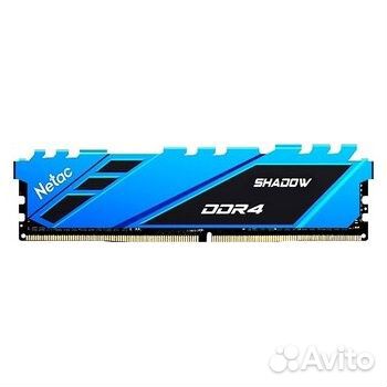 16Gb 3200MHz DDR4 Netac Shadow Blue (ntsdd4P32SP-1