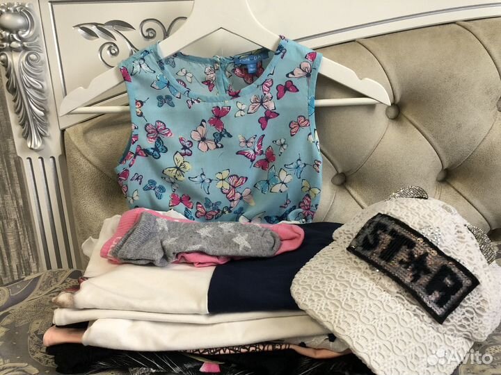 Детские вещи пакетом для девочки 110 116