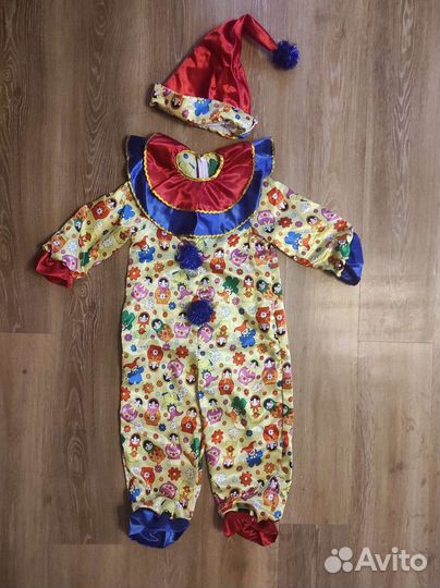 Новогодний костюм скомороха,клоуна