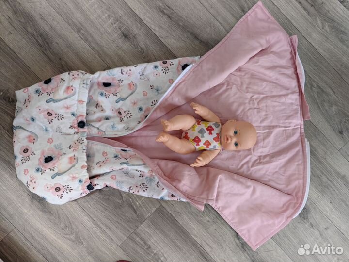 Конверт на выписку девочке-универсальное одеялко