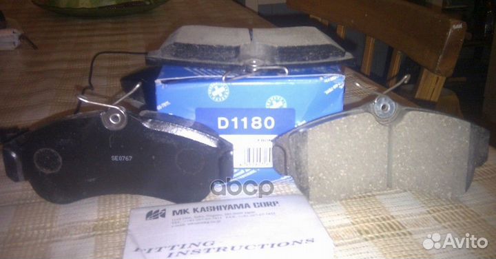 Колодки тормозные дисковые nissan Almera, Prime