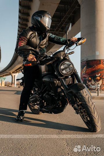 Фотосессия на мотоцикле