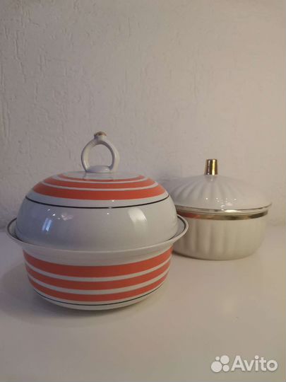 Фарфор и хрустальная ваза СССР