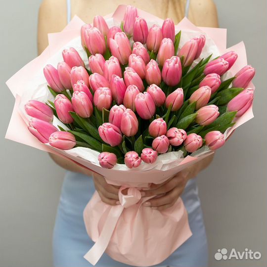 Тюльпаны оптом от 15шт. Букеты. Доставка. Москва