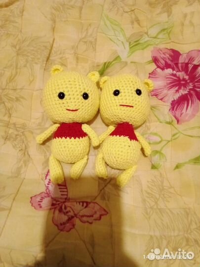 Вязаные игрушки ручной работы вини пуха