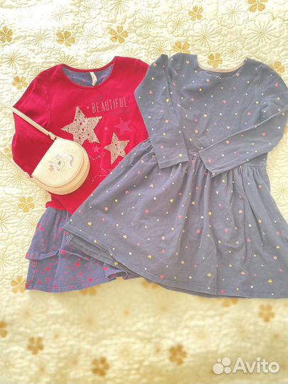 Пакет вещей на девочку 5 6 лет 110 116