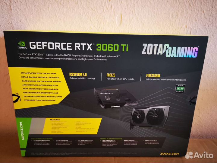 Zotac RTX 3060Ti Gddr6x, Gigabyte 3060 Eagle 12Gb