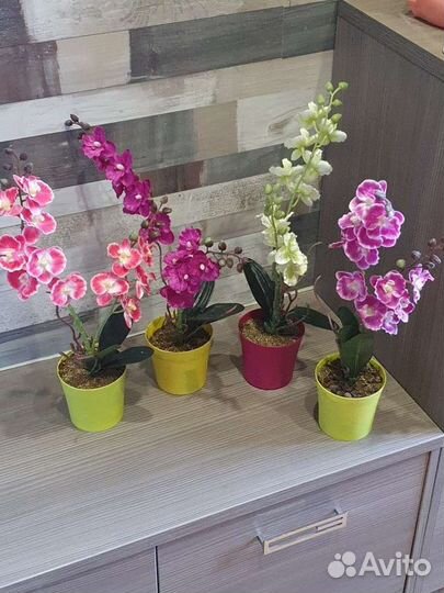 Орхидея фаленопсис, искусственная орхидея, орхидея
