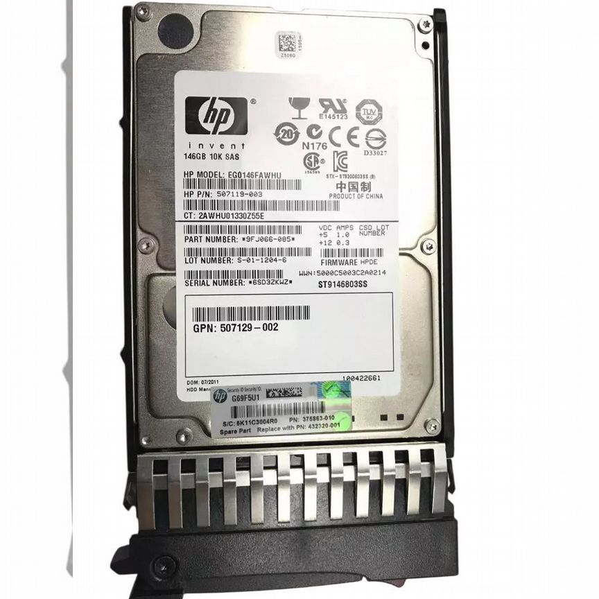 [EG0146FAWHU] Жесткий Диск Hp 146gb Sas 2,5" Hdd Eg0146fawhu