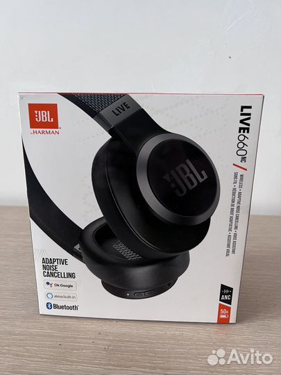 Беспроводные наушники jbl live 660 nc