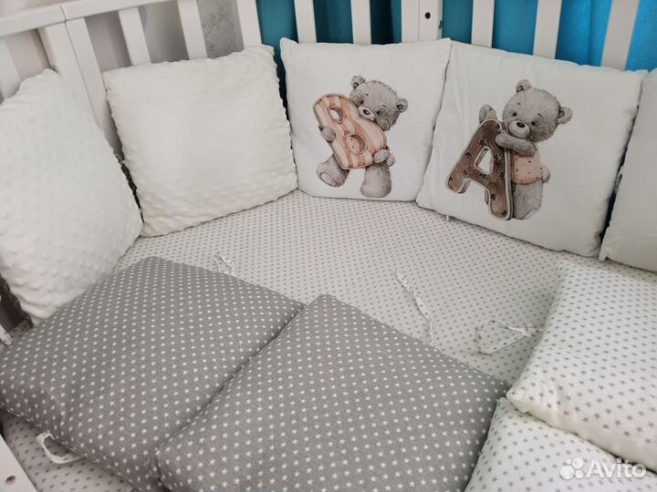 Бортики в детскую кроватку