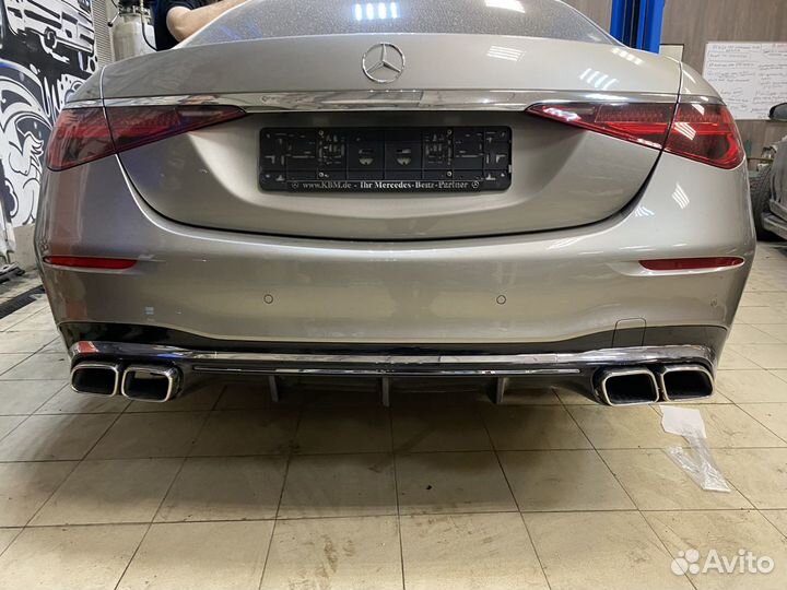 Mercedes S class W223 обвес AMG 6.3 с AMG пак