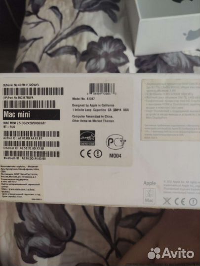 Apple mac mini мак мини A1347