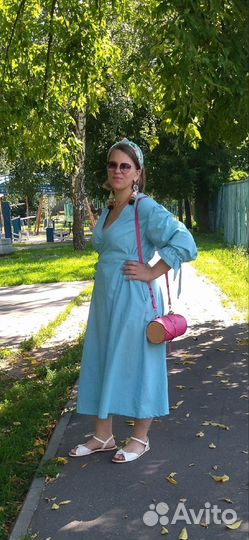 Платье женское вареный хлопок 46-50