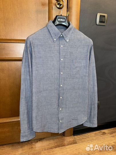 Рубашка Gant Rugger Chambray Selvedge, оригинал