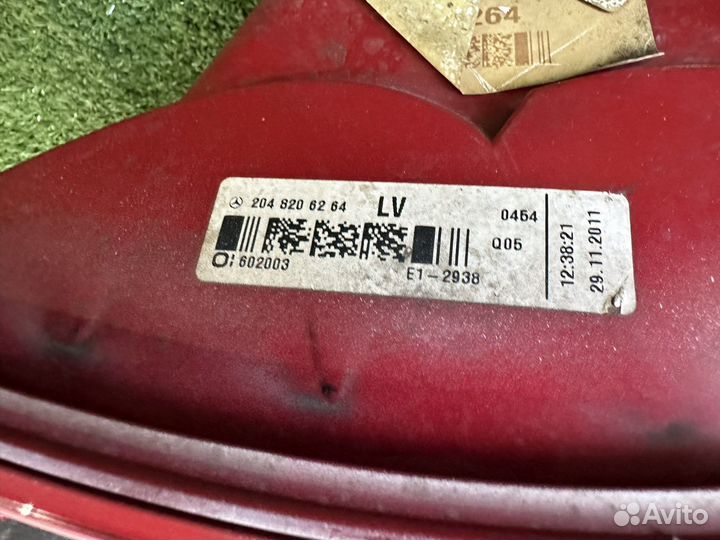 Задние фонари Мерседес W 204 Оригинал