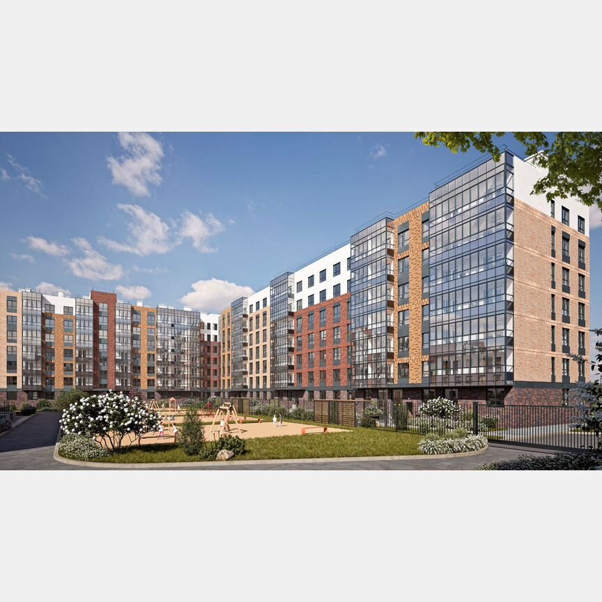 2-к. квартира, 54,4 м², 5/7 эт.