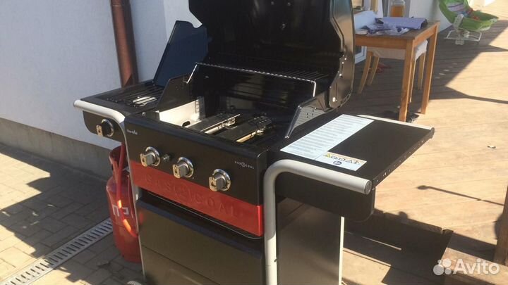 Гриль гибридный газ+уголь